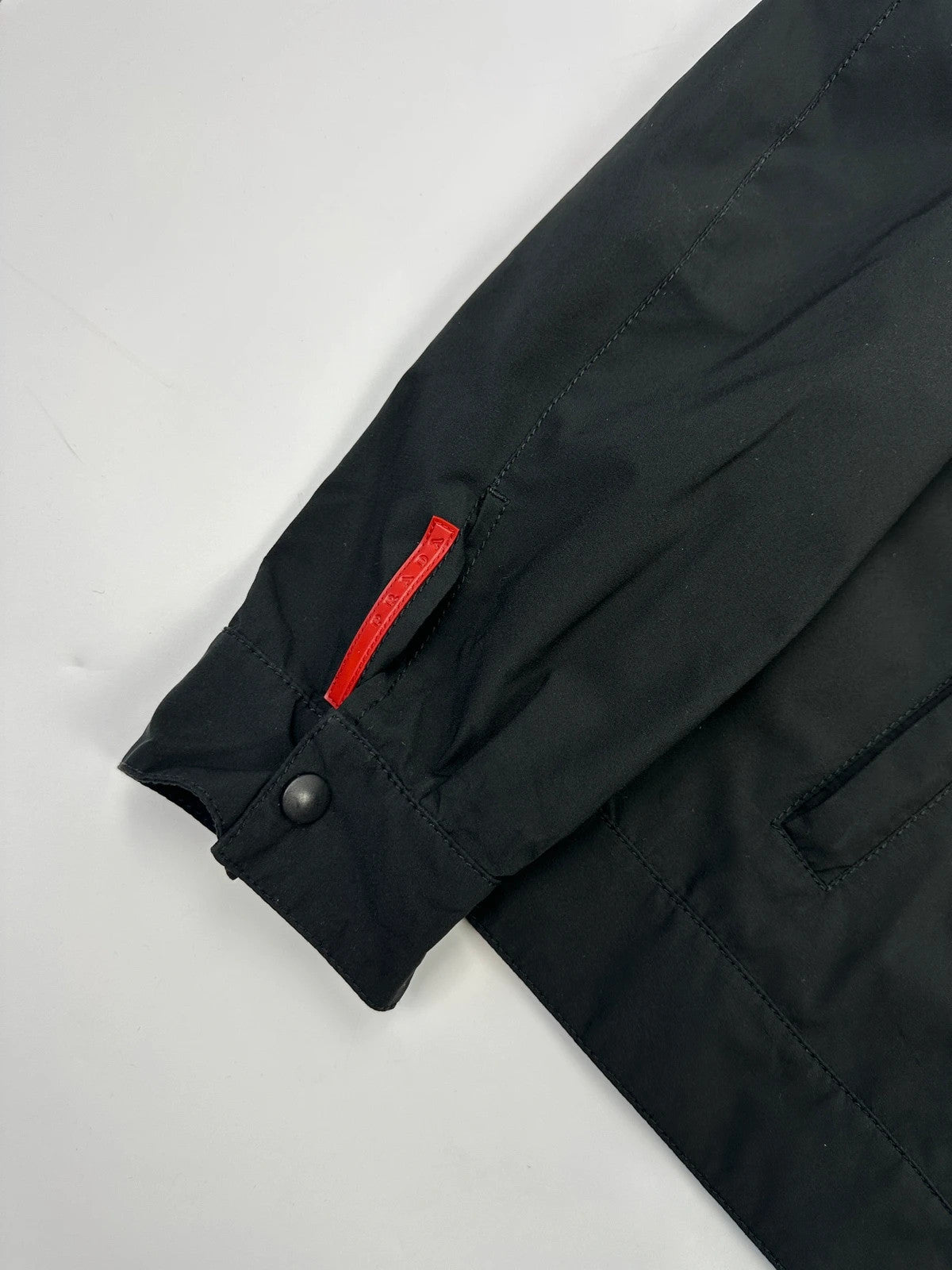 Prada Sport FW2007 Black Nylon WindStopper Jacket