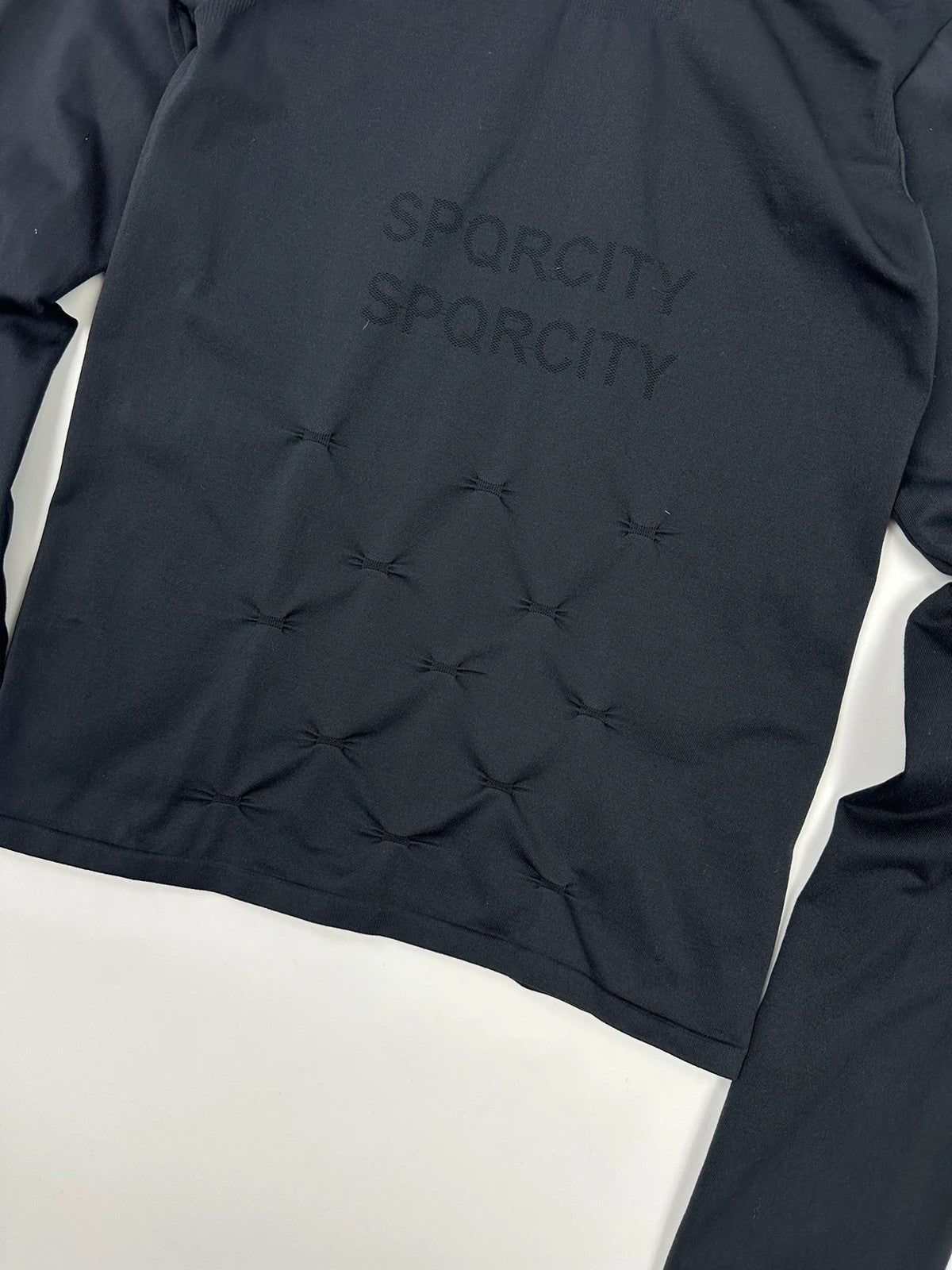 Marithé + François Girbaud 90’s Dark Navy High Neck Sporty Top