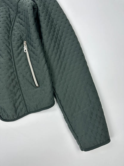 Marithé + Francois Girbaud 90’s Green Bomber Jacket