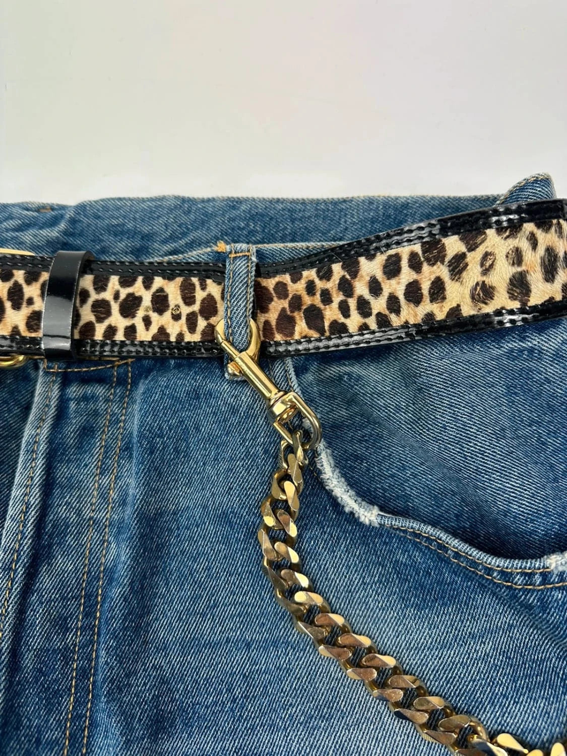 Dolce Gabbana 90’s Gold Wallet Chains