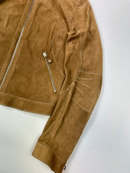 Prada Sport SS2002 Beige Suede Light Boxy Jacket