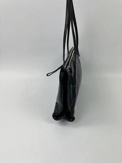 Miu Miu 90’s Black Leather ShoulderBag Rectangular