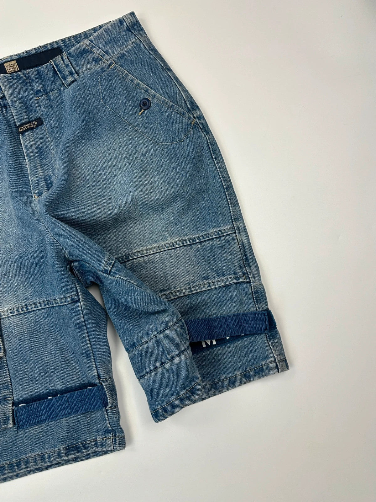 Marithé + François Girbaud early 00’s Baggy Denim Short Ajustable Sratch