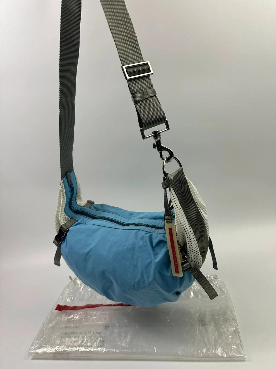 Prada Sport 00´s Mesh sky blue Sling Bag crossbody bag
