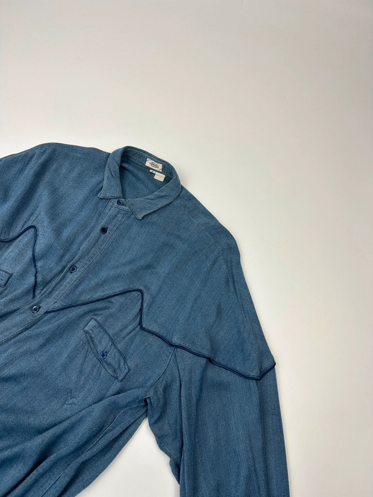 Marithé + François Girbaud 90’s Blue Oversized Shirt