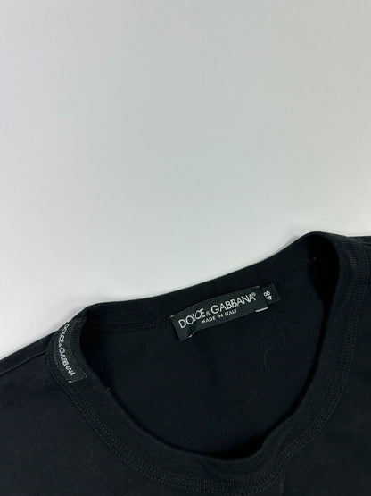 Dolce Gabbana 00’s Black Dennis Hopper Printed Tee