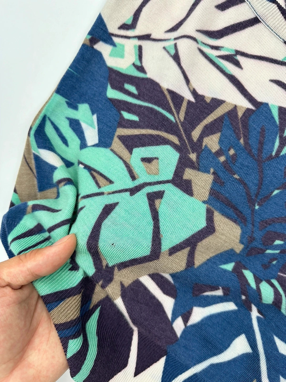 Gucci 00’s Jungle Leafs Cashmere Top