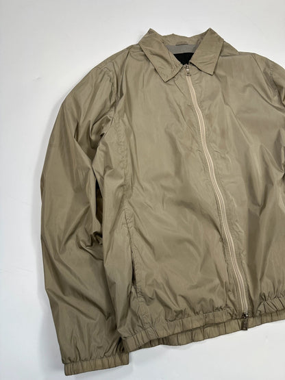 Prada Milano SS1998 Light Khaki Nylon Shirt Jacket