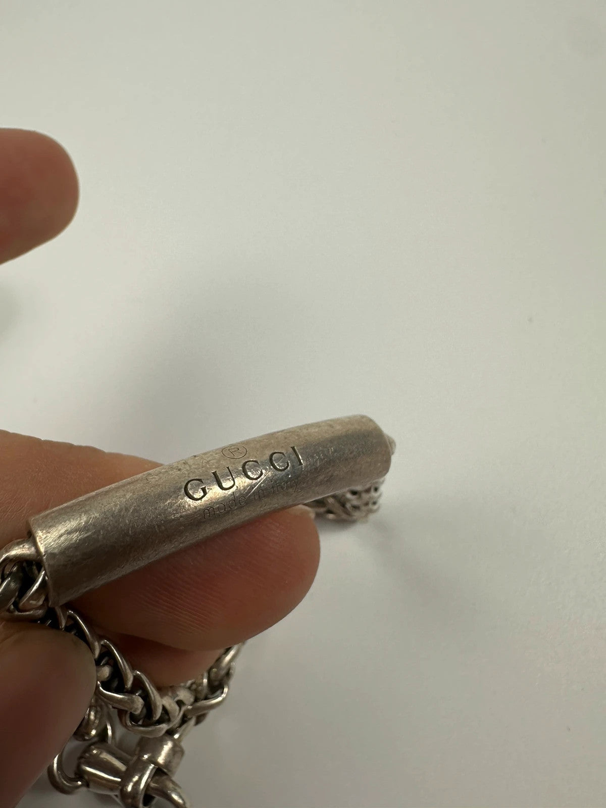 Gucci Silver Army Bracelet SS2001