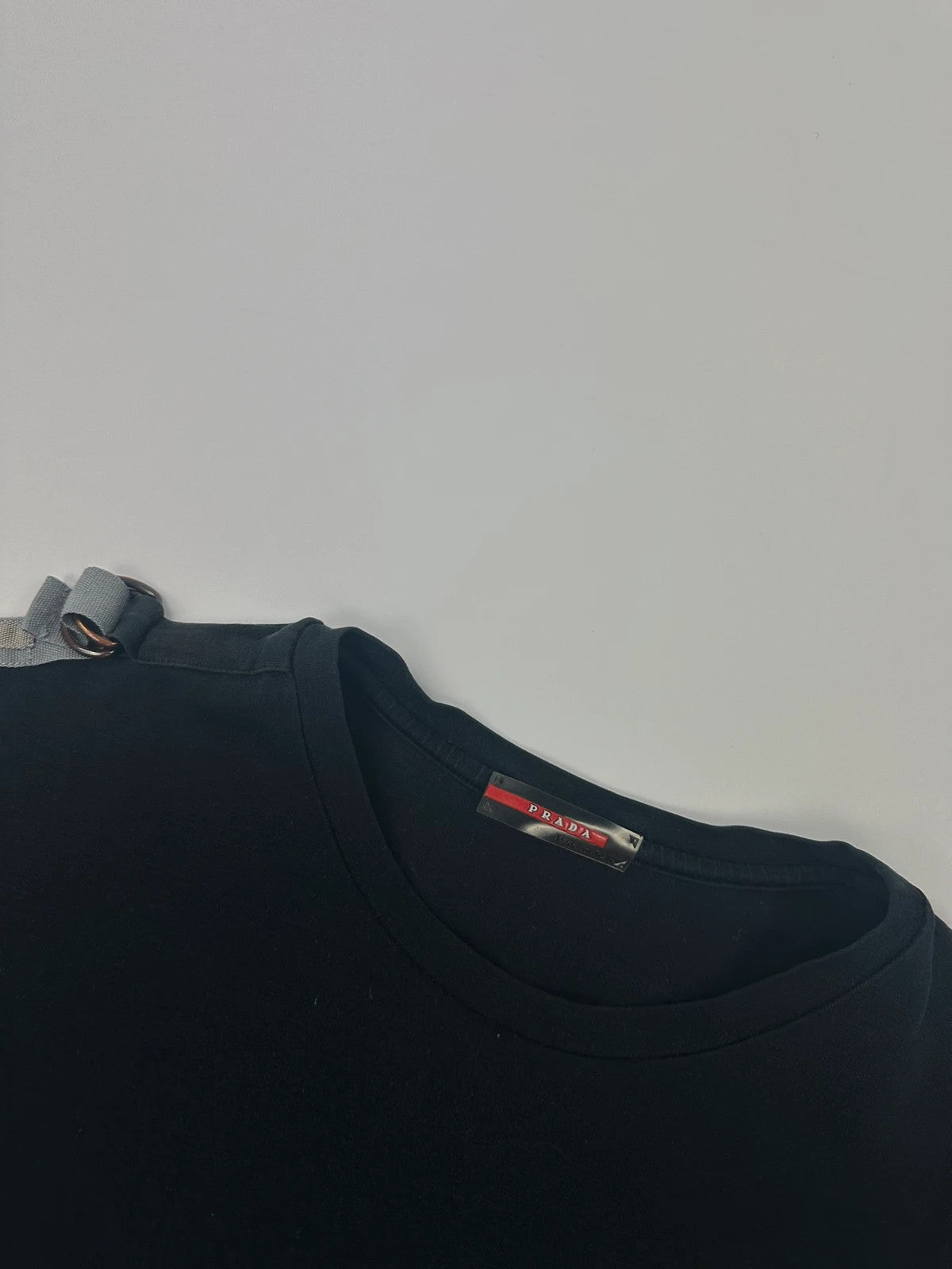 Prada Sport 00’s Black Short Sleeve Tee