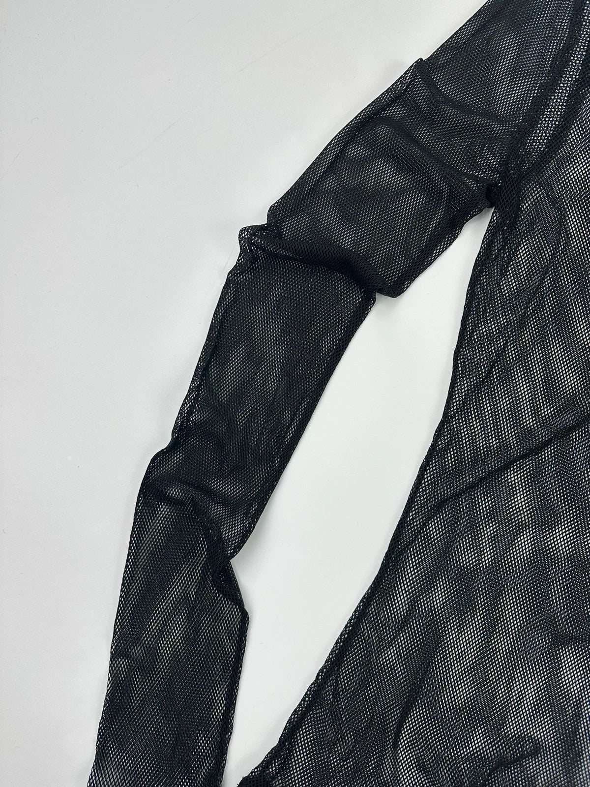 Dolce Gabbana 00’s Black Mesh Longsleeves