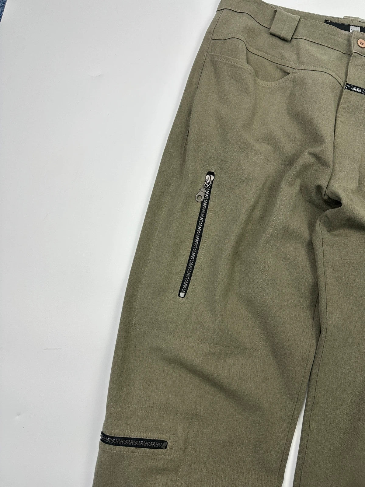 Marithé + François Girbaud 00’s Khaki Tech Zip Pants