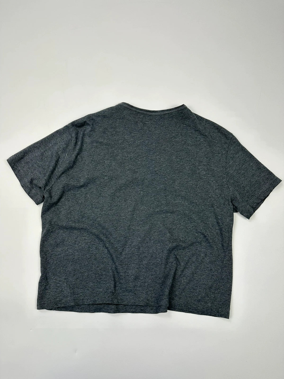 Prada Milano 00´s Grey Studded Crop Boxy Tee