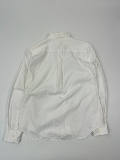Comme Des Garçons 00’s White Cotton Simple  Dress Shirt