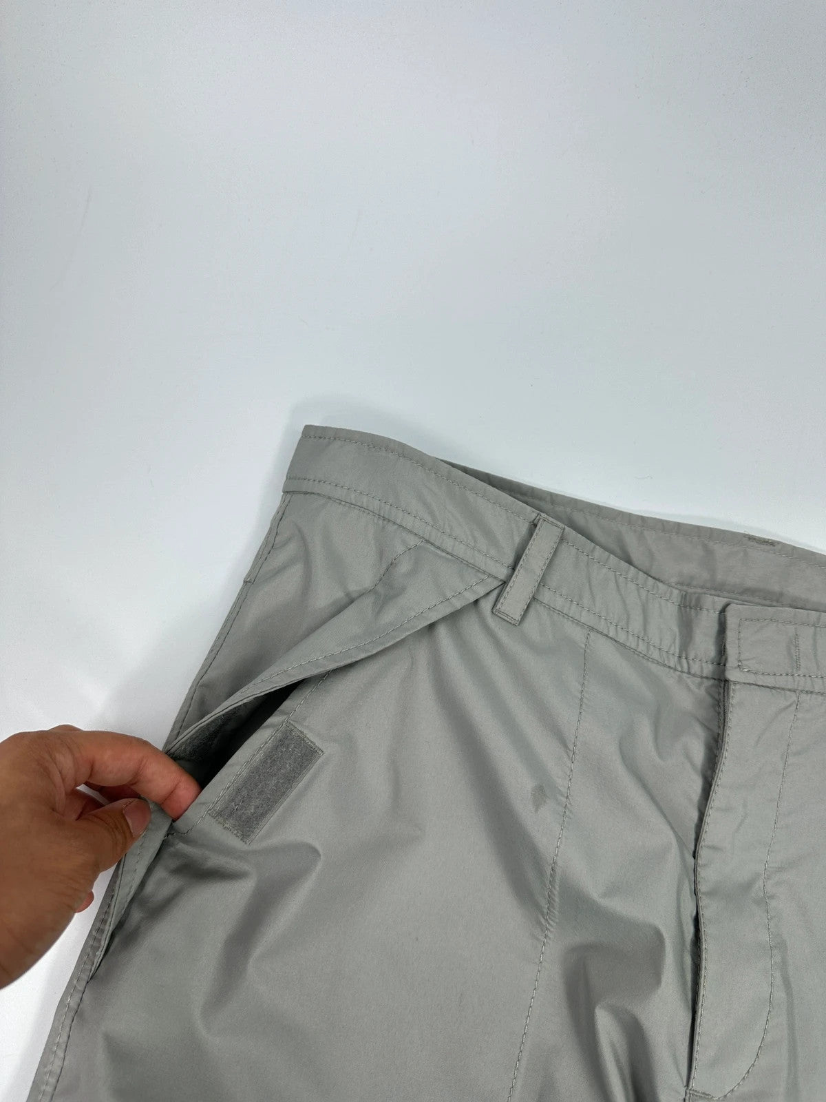 Prada Sport X Luna Rossa FW2006 Sailing Waterproof Grey Nylon Pants