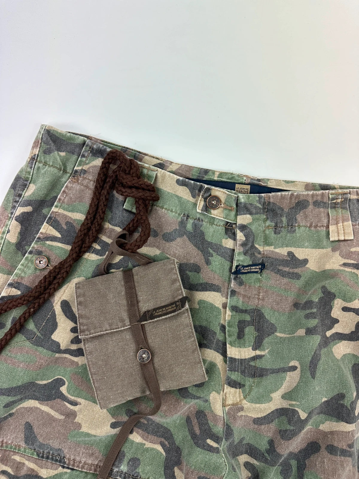 Marithé + François Girbaud 90’s Brown Canvas Everyday Pouch Bag