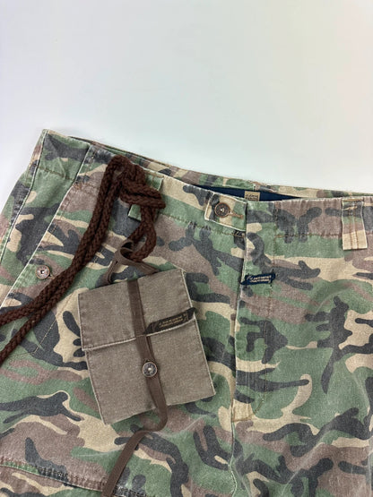 Marithé + François Girbaud 90’s Brown Canvas Everyday Pouch Bag