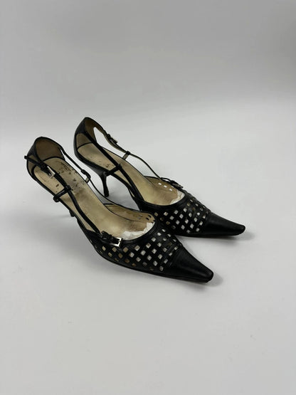 Prada 90’s Heels bumps escarpins talon bout pointu pointy toe