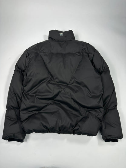 Marithé + François Girbaud 90’s ActLive Black Nylon Straps Puffer Down Jacket