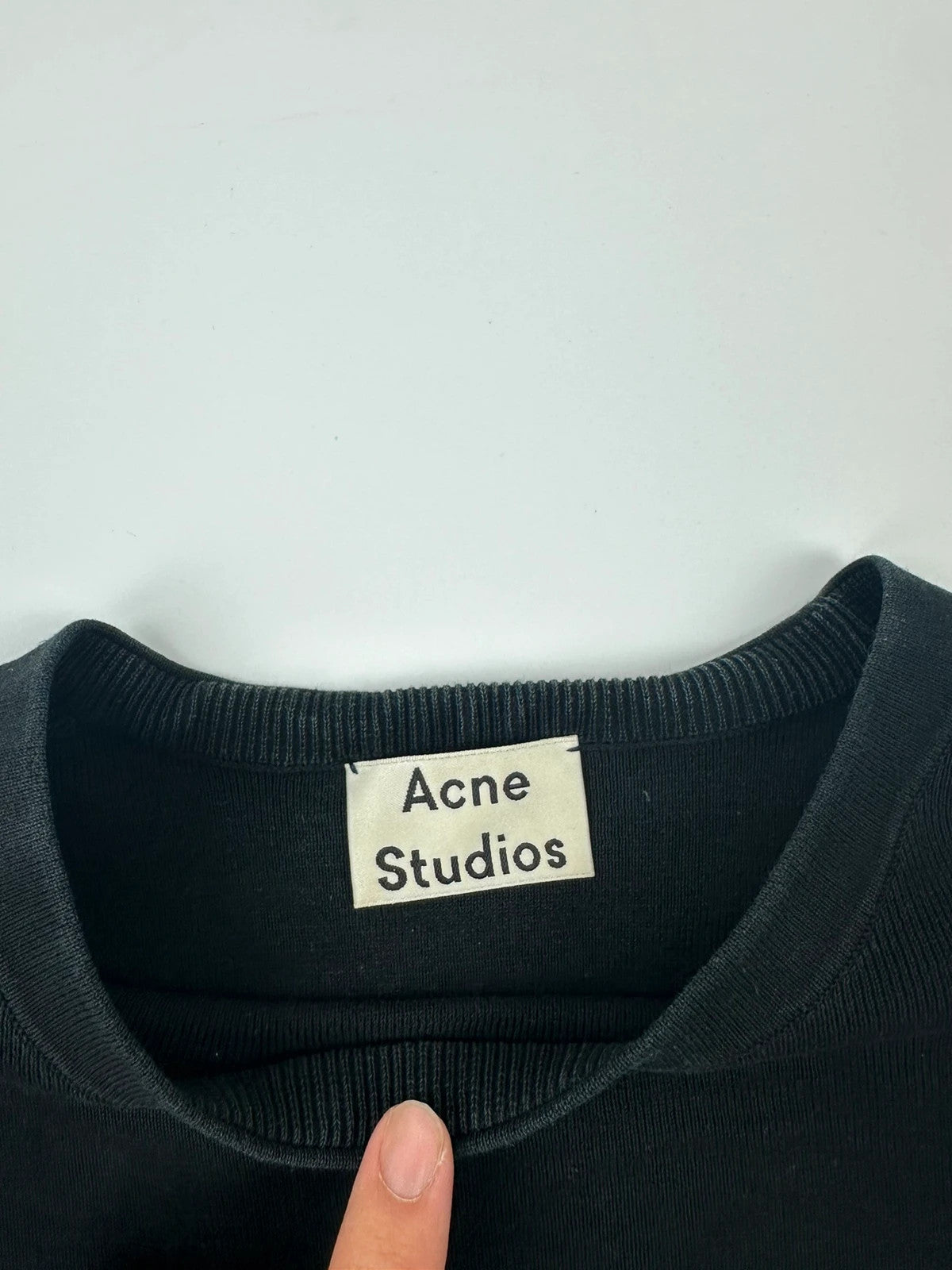 Acne Studio Back Structured Asymmetric Sweater