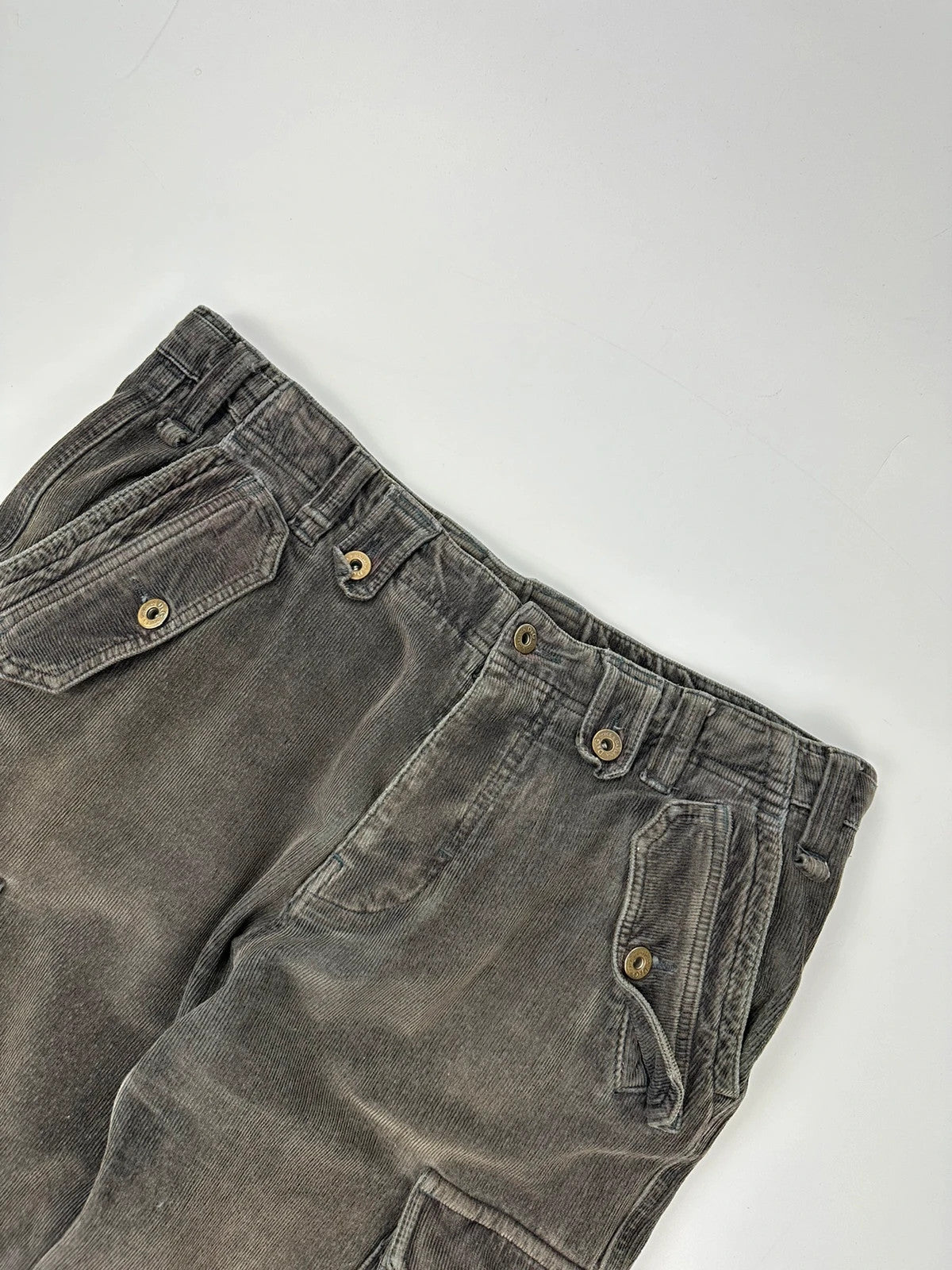 Dolce & Gabbana Khaki Cargo Corduroy Pants
