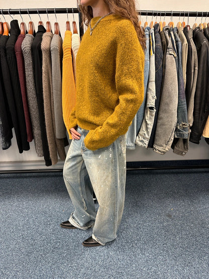Acne Studio 00’s Ginger Yellow Boxy Sweater