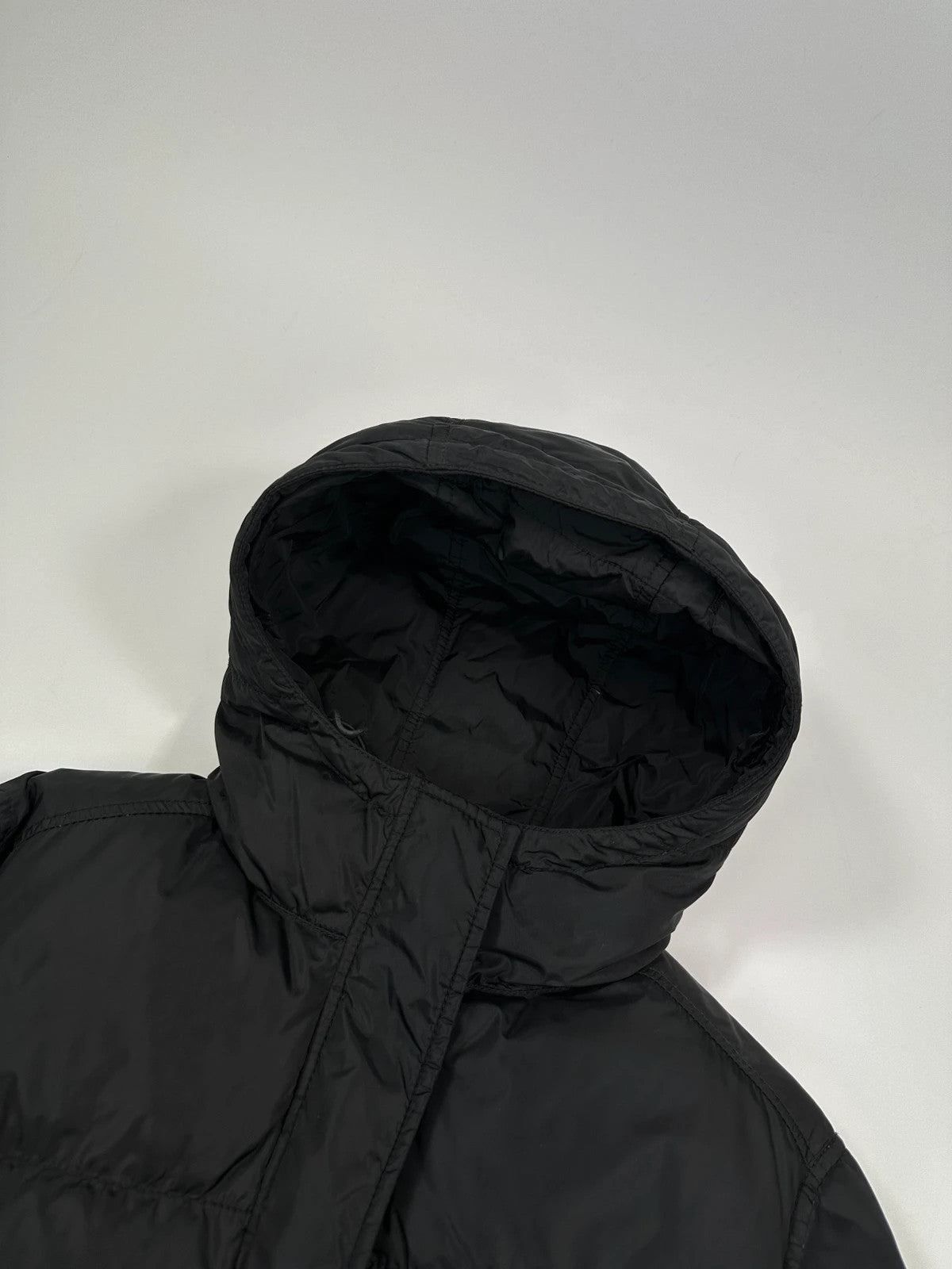 Prada Sport FW2002 Black Nylon & Down Hooded Puffer Jacket