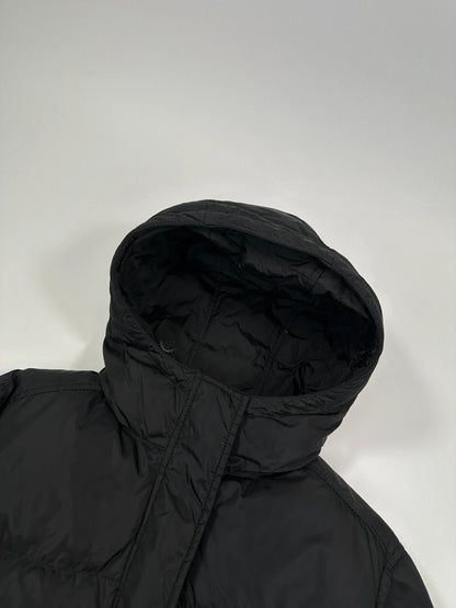 Prada Sport FW2002 Black Nylon & Down Hooded Puffer Jacket