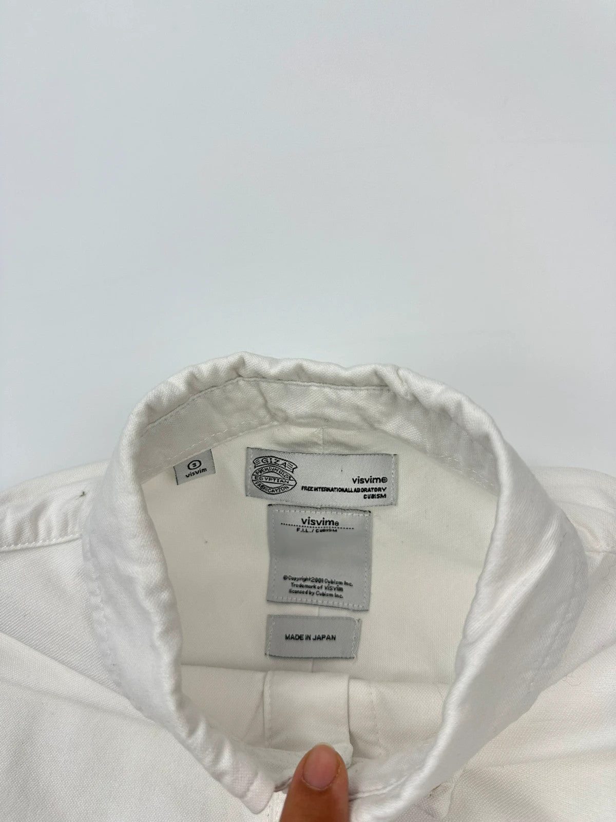 Visvim White Made In Japan Western Cotton Shirt