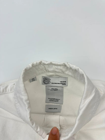 Visvim White Made In Japan Western Cotton Shirt