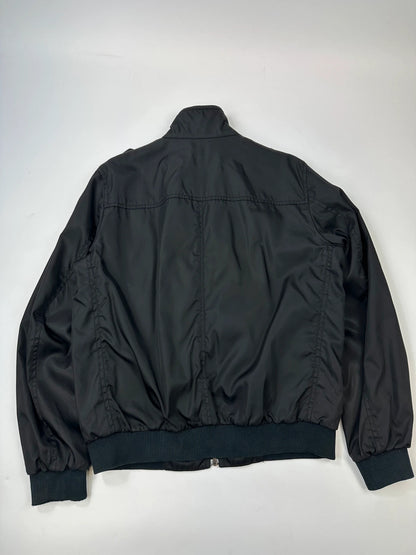 Prada Milano FW2009 Black Military Light Nylon Bomber Jacket