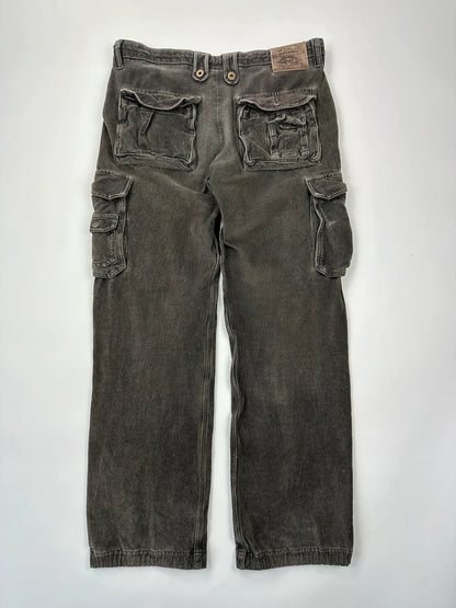 Dolce & Gabbana Khaki Cargo Corduroy Pants