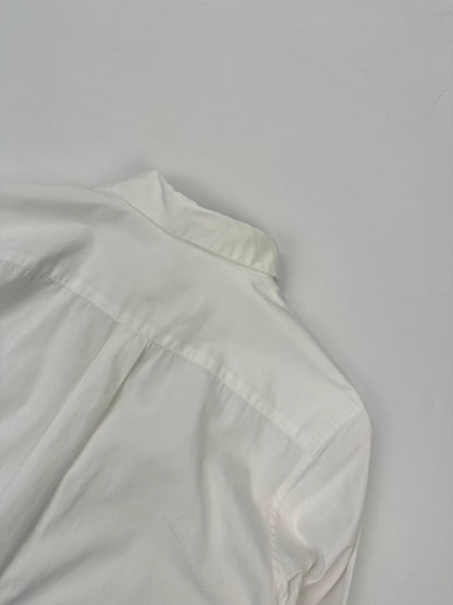 Comme Des Garçons 00’s White Cotton Simple  Dress Shirt