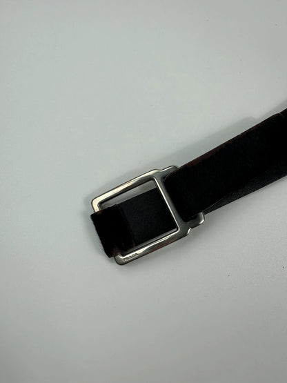 Prada 90´s Brown Fur Belt