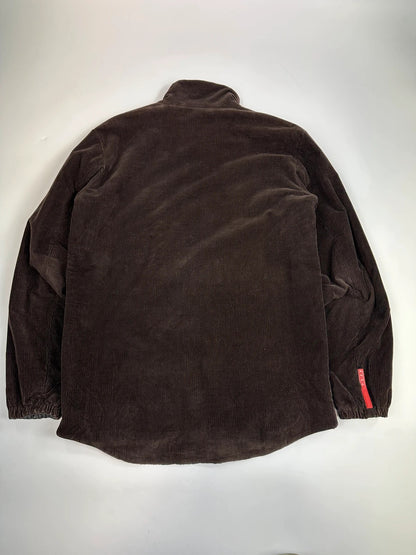 Prada Sport FW2004 Brown Padded Corduroy RedTab Jacket