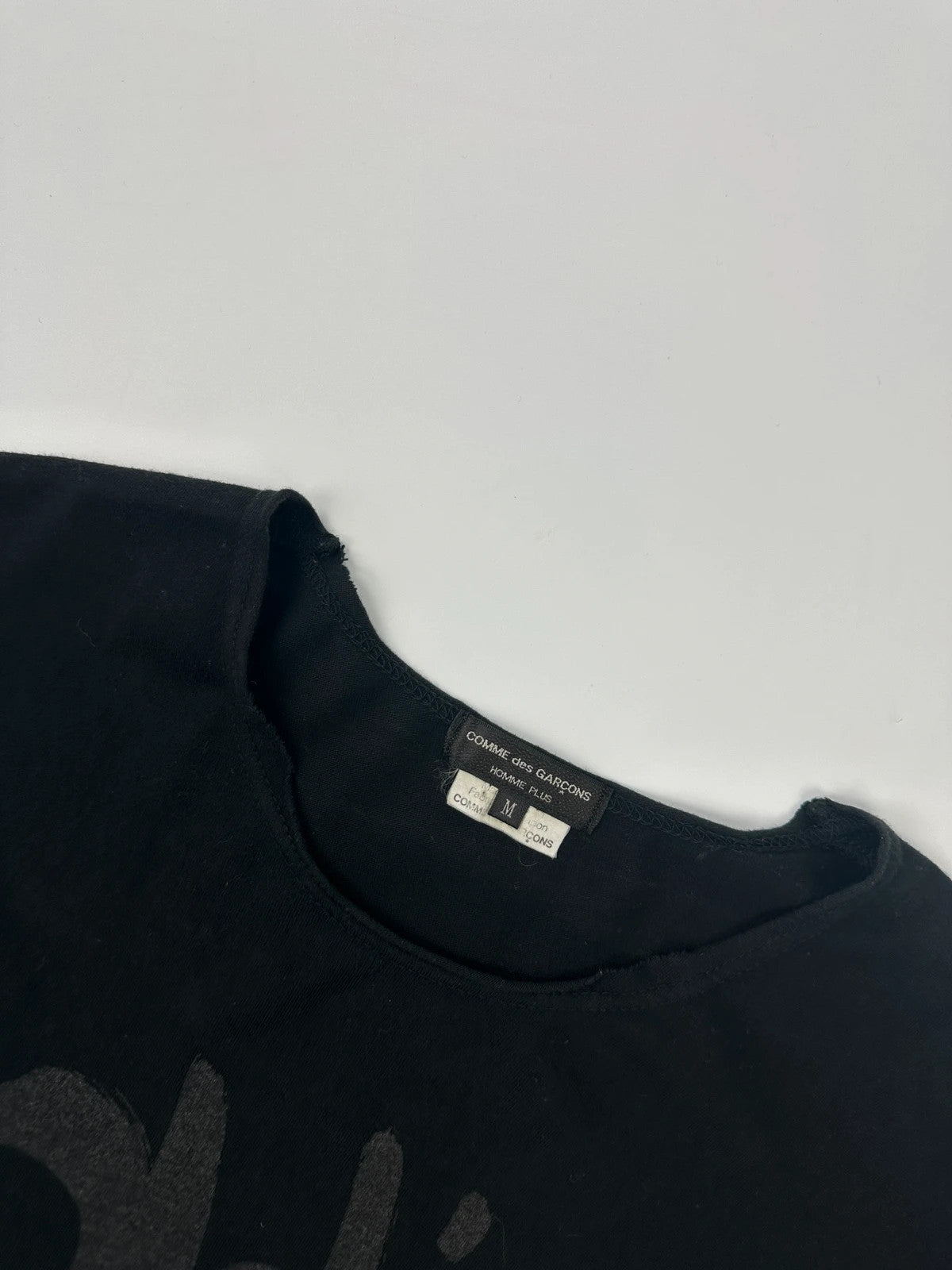 Comme Des Garçons AD2014 Black « Soldier Of Peace » Black Tee