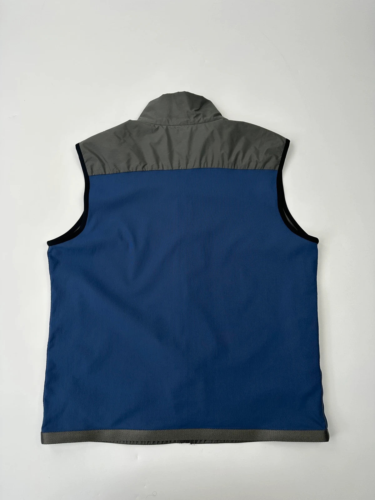 Prada Sport SS2000 Vest Sleeveless Gel Grey & Blue Mesh Back Nylon Jacket