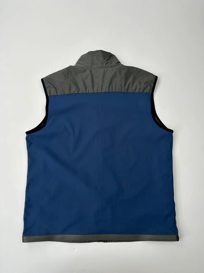Prada Sport SS2000 Vest Sleeveless Gel Grey & Blue Mesh Back Nylon Jacket