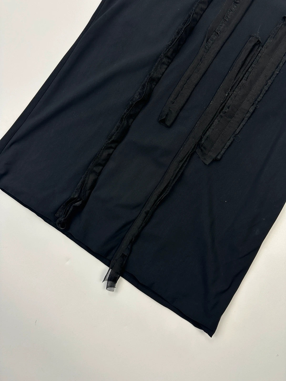 Marithé + François Girbaud 00’s Dark Navy Double Layer Tank Top