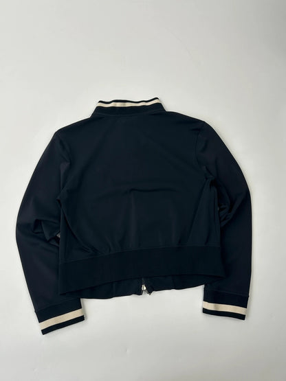 Prada Sport SS2003 Dark Navy Crop Track Jacket