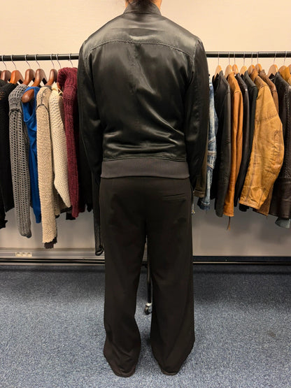 Dolce & Gabbana Super Light Dark Green Cargo Flight Jacket