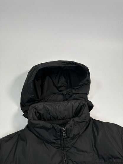 Prada Sport FW2008 Black Nylon Down Hooded Puffer Jacket