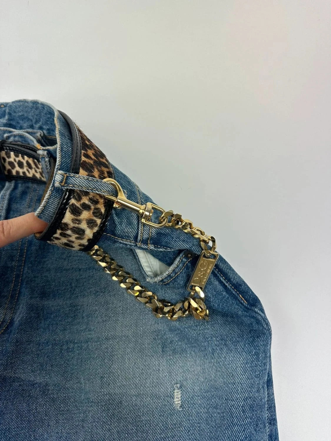 Dolce Gabbana 90’s Gold Wallet Chains