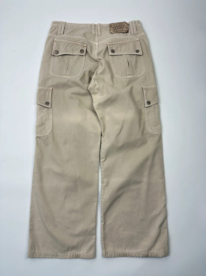 Dolce & Gabbana 00’s Beige Cargo Wide Legs Pants