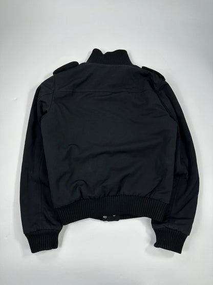 Prada Milano FW2008 Black Padded Army Multi Pockets Bomber Jacket