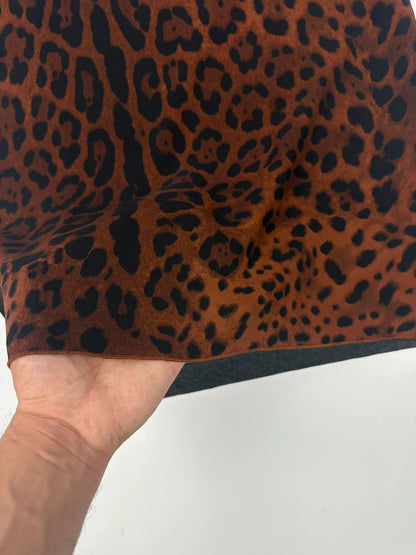 Dolce Gabbana 00’s Leopard Top Tank Top Silk