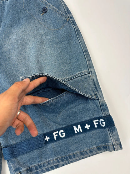 Marithé + François Girbaud early 00’s Baggy Denim Short Ajustable Sratch