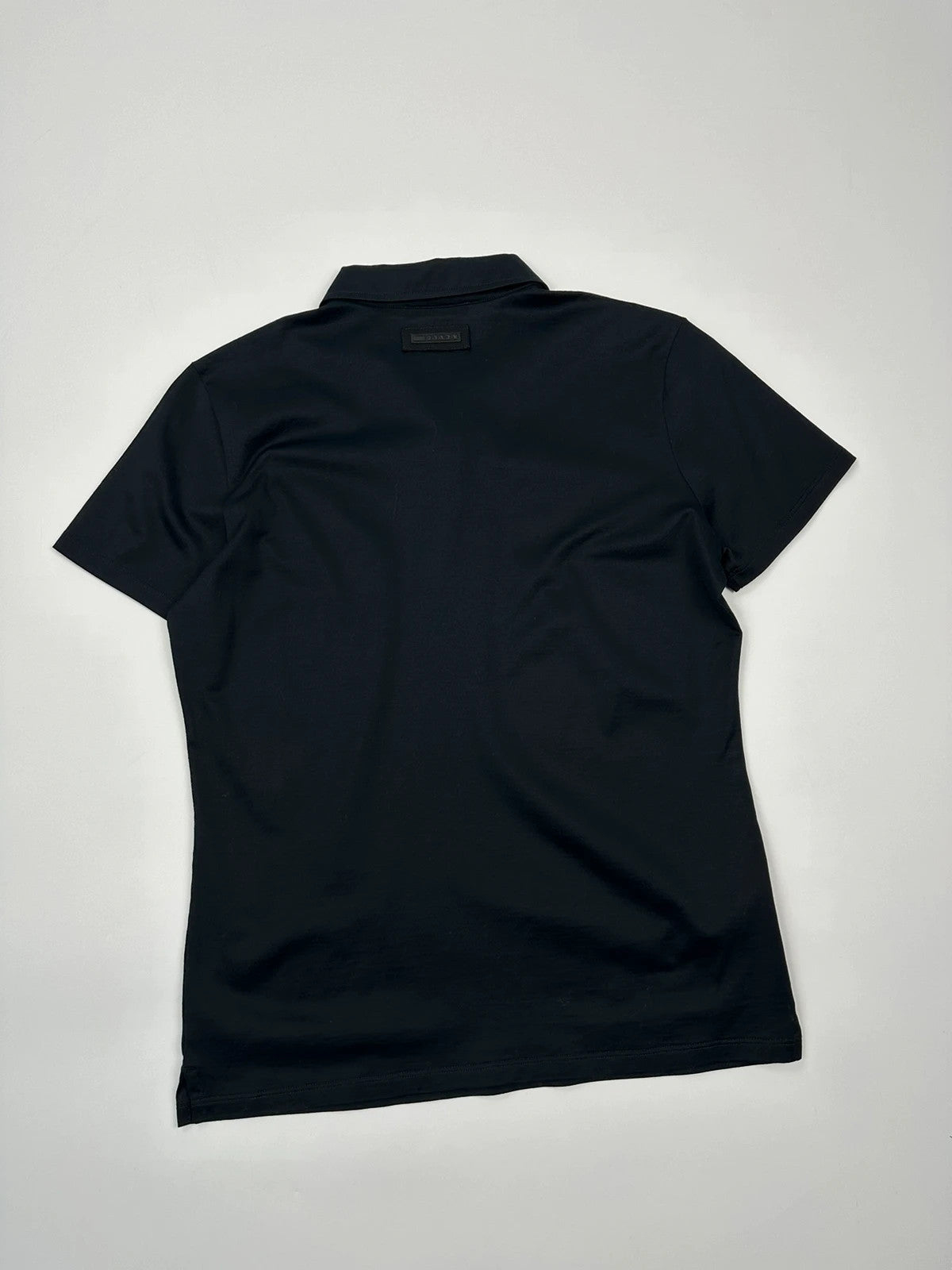 Prada Sport SS2008 Black Light Cotton Shirt Polo