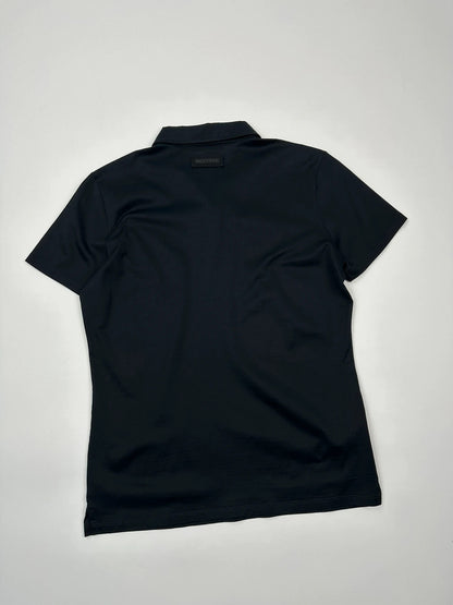 Prada Sport SS2008 Black Light Cotton Shirt Polo