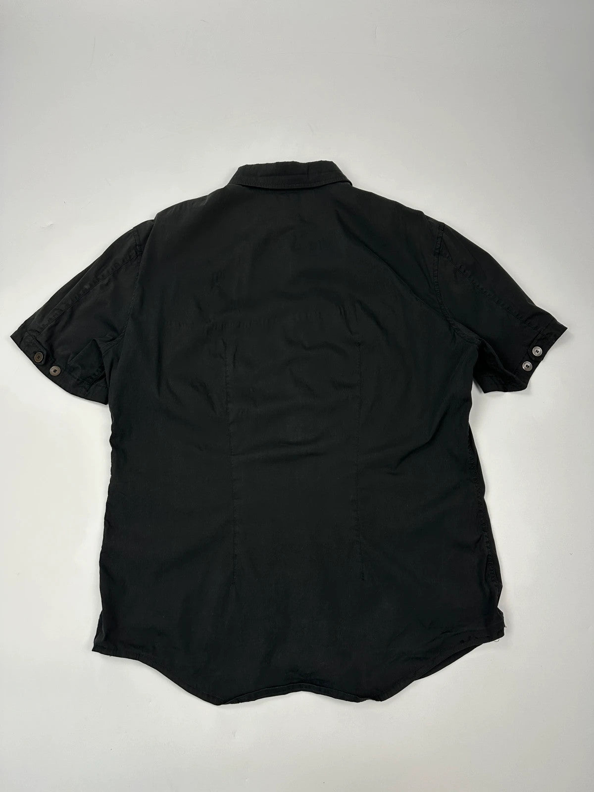 Prada Sport 00’s Black Short Sleeves Zip Shirt